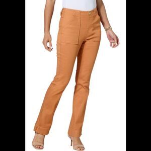 DG2 by Diane Gilman Stretch Perfect Twill Denim Bootcut Jean Camel - Regular